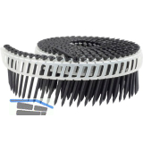 ALSAFIX Nagelschraube L�nge 50 mm FasCoat Kunststoffgebunden 16 Grad schwarz