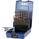 BOHRCRAFT Bohrer-Kassette Turbo Step DIN338 HSS-E Co5 � 1-10 mm 19-teilig