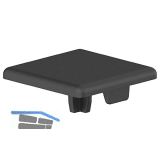 FATH Abdeckkappe f�r Profile 30 x 60 mm steckbar 2 Kreuze schwarz Nut 6