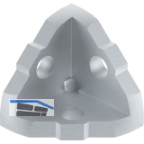 FATH Eckwinkel I 40 x 40 mm Zinkdruckguss Nut 8 - Set