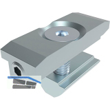 FATH Direktverbinder I Stahl verzinkt, Nut 8