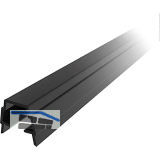 FATH Abdeck- und Einfassprofil schwarz 2000 mm Nut 8