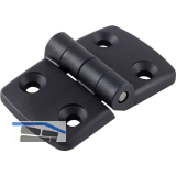 FATH Scharnier Kunststoff 40 / 40 schwarz Nut 8