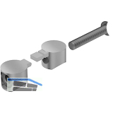 FATH Uni-Sto�verbinder I Zinkdruckguss Nut 8