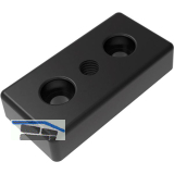 FATH Fussplatte verschraubbar 40 x 80 mm schwarz M16