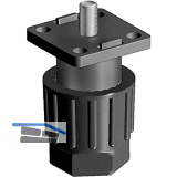 FATH Hub-Schrauber schwarz Nut 8