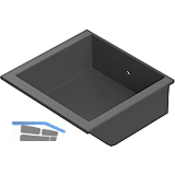 FATH Greifbeh�lter 110 x 105 x 40 mm schwarz Nut 8