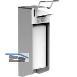 Metall-Seifenspender Euromat 1000 N f�r 1 Liter Hartflaschen