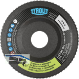 TYROLIT Schleiflamellenteller TwinFlap D/C Premium*** gekr�pft � 125 mm K60 28N