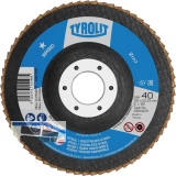 TYROLIT Schleiflamellenteller 2in1 Basic*gekr�pft � 125 mm Korn 40 Form 27A