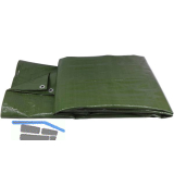 Abdeckplane mit �sen Farbe gr�n 90 Gramm 3 x 4 m