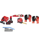 MILWAUKEE Akku-Starterset Power Combo Pro 18 Volt / 12 Volt mit 3 Akkus