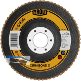 TYROLIT Schleiflamellenteller Premium*** Cerabond X gerade � 125 mm Korn 60