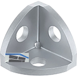 FATH Eckwinkel I 20 x 20 mm Zinkdruckguss Nut 5