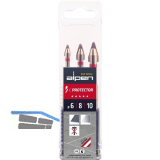 ALPEN Bohrer-Set C Protector 3-teilig