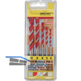 ALPEN HM-Universalbohrer-Satz Profi Multicut Bohrer � 4-10 mm 5-teilig