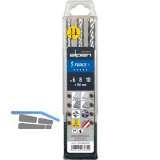 ALPEN HM-Hammerbohrer SDS-Plus Satz FORCE X Box 3-teilig