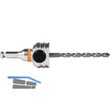 MANDREX MXqs Aufnahmedorn 8,5 mm inkl. HM-Schlagbohrer L=125 mm