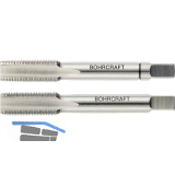 BOHRCRAFT Hand-Gewindebohrer-Satz HSSG DIN5157 Gasgewinde G 1/2 Zoll