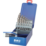 BOHRCRAFT Maschinen Gewindebohrer-Box HSSG/HSS-E Co5 M3-M12 + Kernloch