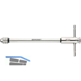 BOHRCRAFT Werkzeughalter Zweibacken mit Knarre Gr.1L lang L�nge 250 mm