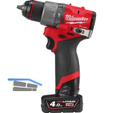 MILWAUKEE Akku-Schlagbohrschrauber M12 FPD2-402X 12 Volt / 4,0 Ah (IEC) Li-Ion