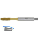 BOHRCRAFT Maschinen Gewindeformer HSS-E Form D TIN DIN371 M10 verst�rkter Schaft