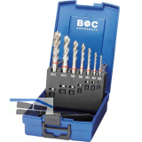 BOHRCRAFT Maschinengewindebohrer-Satz M3-M12 HSS-E Rotring 40� RSP 7-teilig