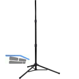 LED'S WORK Teleskopstativ Stahl schwarz bis 3m