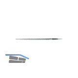 BLU-DAN Chrominox-Rundfeile schlicht 250 mm � 9,5 mm