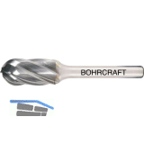 BOHRCRAFT HM-Fr�sstift Form C Walzenrund Kopf � 6 mm L�nge 16 mm Zahnung Z-ALU