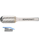 BOHRCRAFT HM-Fr�sstift Form C Walzenrund Kopf � 6 mm L�nge 16 mm Zahnung Z3-X