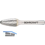 BOHRCRAFT HM-Fr�sstift Form F Rundbogen Kopf � 6 mm L�nge 18 mm Zahnung Z3-X