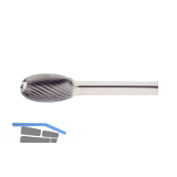 LUKAS HM-Fr�sstift Form E Tropfen Kopf � 3 mm L�nge 7 mm Zahnung 3