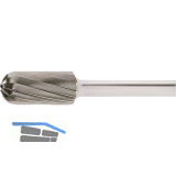 LUKAS HM-Fr�sstift Form C Walzenrund Kopf � 12 mm L 25 mm Zahnung1 f. Kunststoff