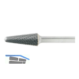 LUKAS HM-Fr�sstift Form L Rundkegel Kopf � 12 mm L�nge 25 mm Zahnung 7
