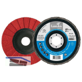 LUKAS Schleiflamellenteller V2 Power Ceramic � 125 mm Korn 40