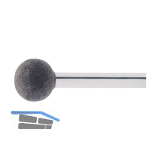 LUKAS Schleifstift weich Normalkorund Form KU Kugel DIN 69170 Kopf � 25 mm