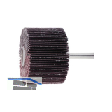 LUKAS F�cherschleifer 40 x 10 mm Normalkorund Korn 80 Schaft 6 mm