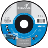 LUKAS Trennscheibe Base-X* gerade Form 125 x 1,0 x 22,23 mm