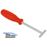 TYROLIT Diamant-Handabrichter 185 x 40 x 8/5 mm mit Kunststoffgriff