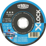 TYROLIT X-LOCK Trennscheibe Stahl/Inox gerade Premium*** 125 x 1.6 mm