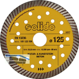 SOLIDO Diamant Trennscheibe 125 x 2.2 mm Beton Stein Baustellenmaterial