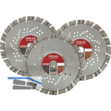 DIEWE Diamant-Trennscheibenset 230 x 22.23/14mm - 3 St�ck