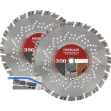 DIEWE Diamant-Trennscheibenset 350 x 20/14mm - 2 St�ck