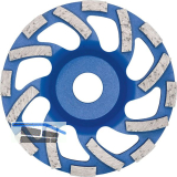 DIEWE Diamant Trockenschleifteller New Fan Cup Blau 125 x 22 x 22.23 mm