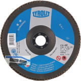 TYROLIT Schleiflamellenteller Standard** gerade � 125 mm Korn 60 Form 28A
