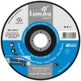 LUKAS Schruppscheibe Promax**gekr�pft A24X-BF � 125 x 6 mm Inox/Stahl