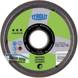 TYROLIT Schleiftopf kegelig Premium*** 110/90 x 55 Aufnahme M14 Korn 16 Gestein