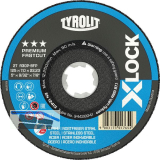 TYROLIT X-LOCK Schruppscheibe Stahl/Niro Premium*** 125 x 7 mm 2in1 Form 27